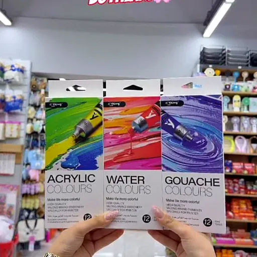 Rebus Yalong akril, sulu və quaş boyalar