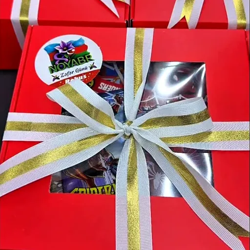 Rebus Large red gift box