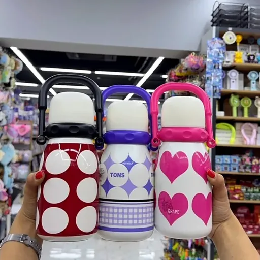 Rebus Thermos with 3 lids