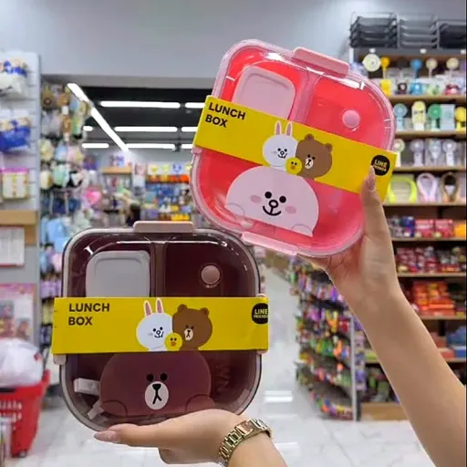 Rebus Three-compartment lunch box