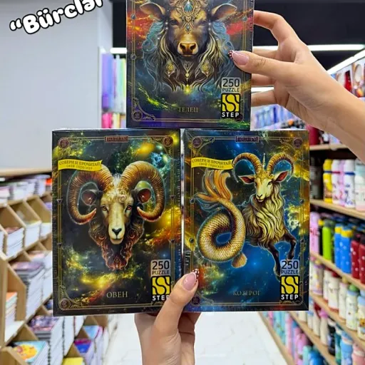 Rebus Step Puzzle "Zodiac", 250 pieces