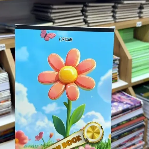 Rebus Copy Book çiçəkli dəftər